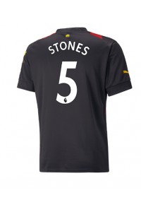 Fotbalové Dres Manchester City John Stones #5 Venkovní Oblečení 2022-23 Krátký Rukáv